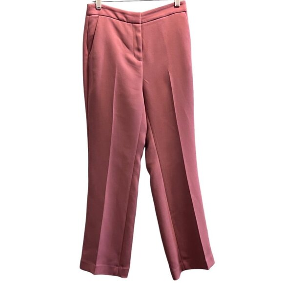Rachel Parcell Pink High Waisted Wide Leg Suit Pants Dress Back Pockets - Picture 9 of 9